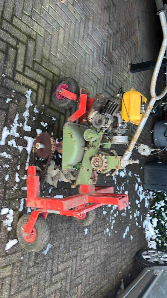 Verticuteer machine, Ophalen, Gebruikt