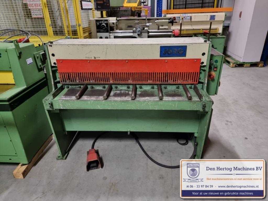 JORG 4052 1300x4mm schaar knipschaar knipbank plaatschaar, Doe-het-zelf en Verbouw, Gereedschap | Overige machines, Gebruikt, Ophalen