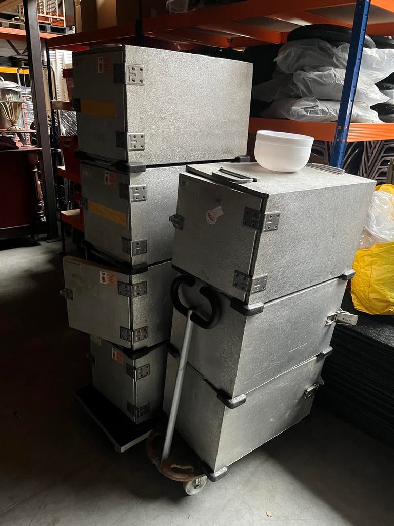 7x koelbox gastronorm isoleerbox, Caravans en Kamperen, Ophalen, Zo goed als nieuw, Koelelement