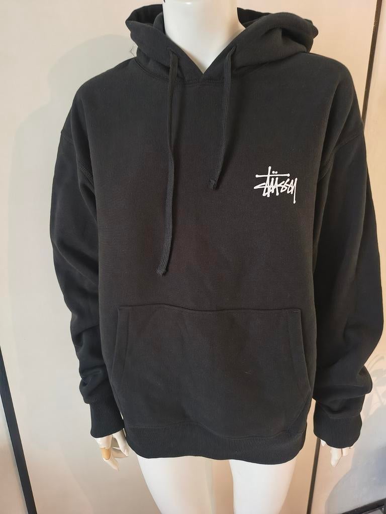 Stüssy Basic Hood - Maat M, Zwart, Nieuw, Stüssy, Verzenden