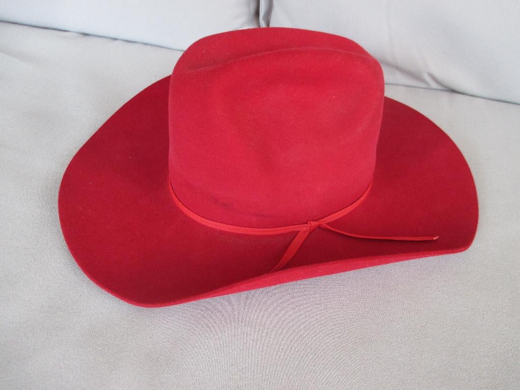 BAILEY Rode dames Western Hoed Cowboy Cowgirl Made in USA, Kleding | Dames, 55 cm (S, 6⅞ inch) of minder, Hoed, Zo goed als nieuw