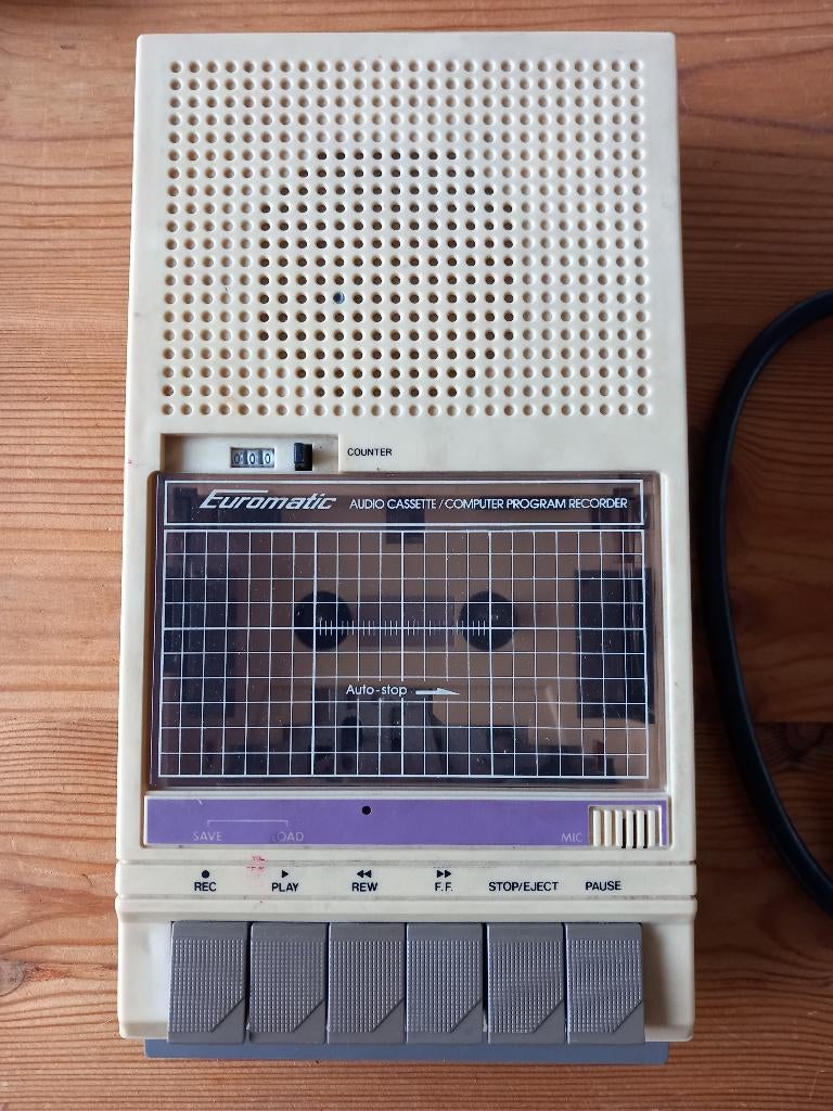 Audio cassette computer program recorder, Ophalen of Verzenden, Euromatic