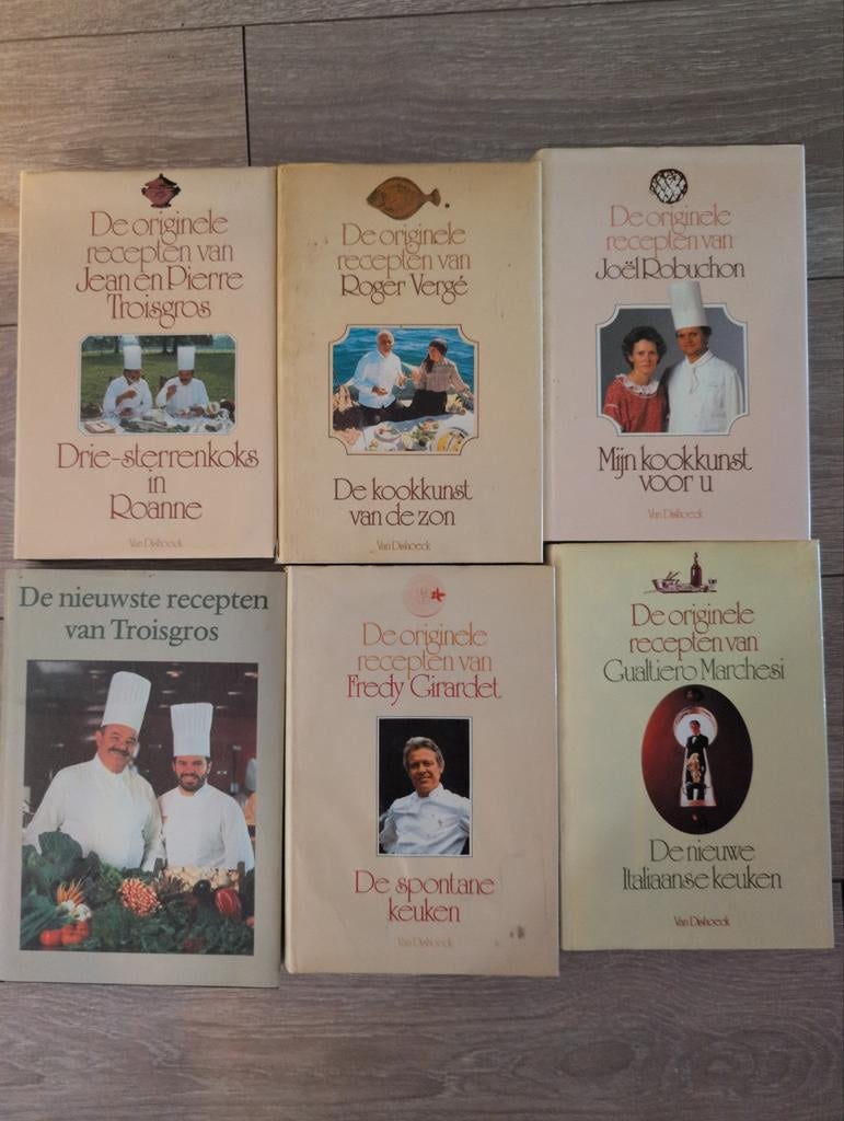 Klassieke Kookboeken - Topchefs, Boeken, Gelezen, Diverse, Hoofdgerechten, Ophalen of Verzenden