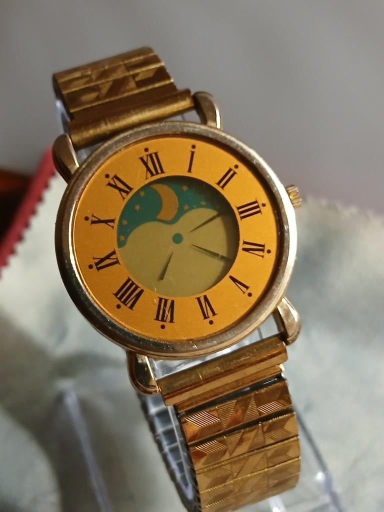 Vintage LCD Horloge Romeinse Cijfers - Perfecte Staat, Ophalen of Verzenden, Zo goed als nieuw