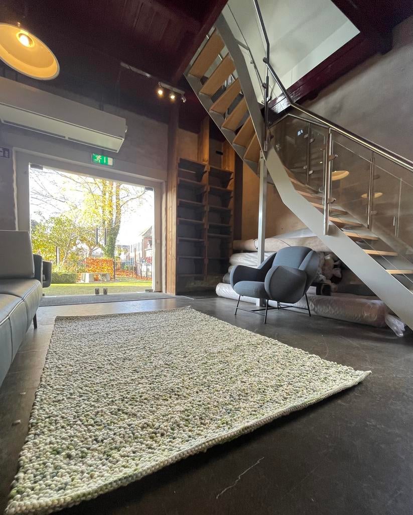 Brink en Campman Pebble tapijt Fresh green NIEUW, Ophalen, Nieuw, Rechthoekig, 200 cm of meer