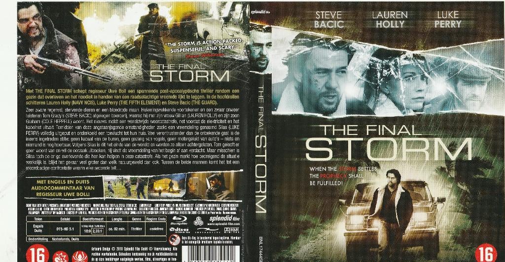 The final storm blu ray, Ophalen of Verzenden, Zo goed als nieuw, Thrillers en Misdaad