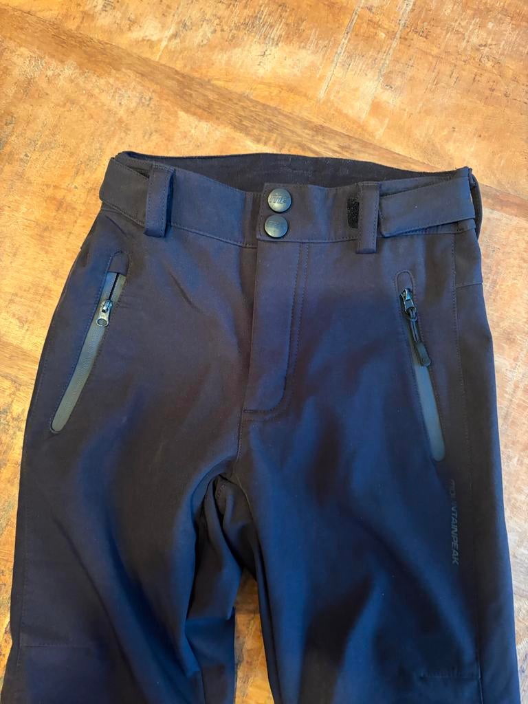 Mountain Peak Ski Broek Zwart - Maat 128, Ophalen of Verzenden, Zo goed als nieuw