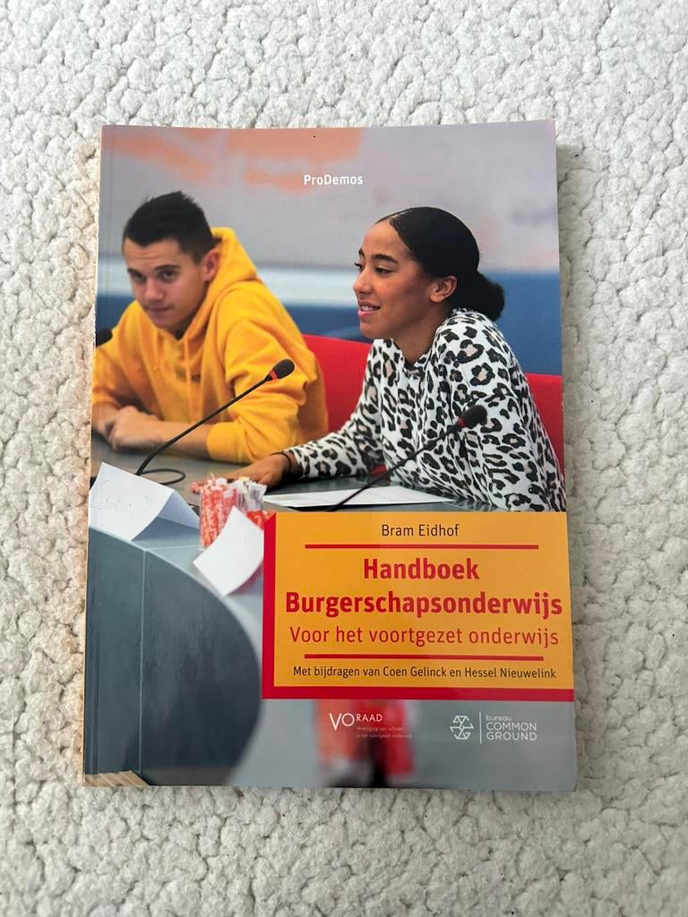 Handboek Burgerschapsonderwijs, Boeken, Ophalen of Verzenden, Beta, Zo goed als nieuw, HBO