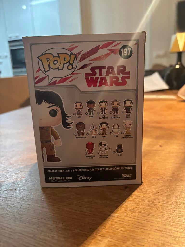 Star Wars Funko Pop Rose #197 - Nieuwstaat, Ophalen of Verzenden, Zo goed als nieuw
