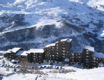 Te huur luxe appartement in Les Menuires, direct aan piste