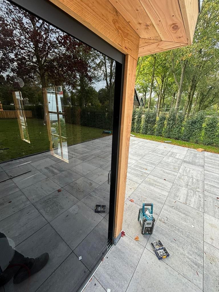 Glazen schuifpui overkapping inc montage!, Verzenden, Nieuw, Veranda
