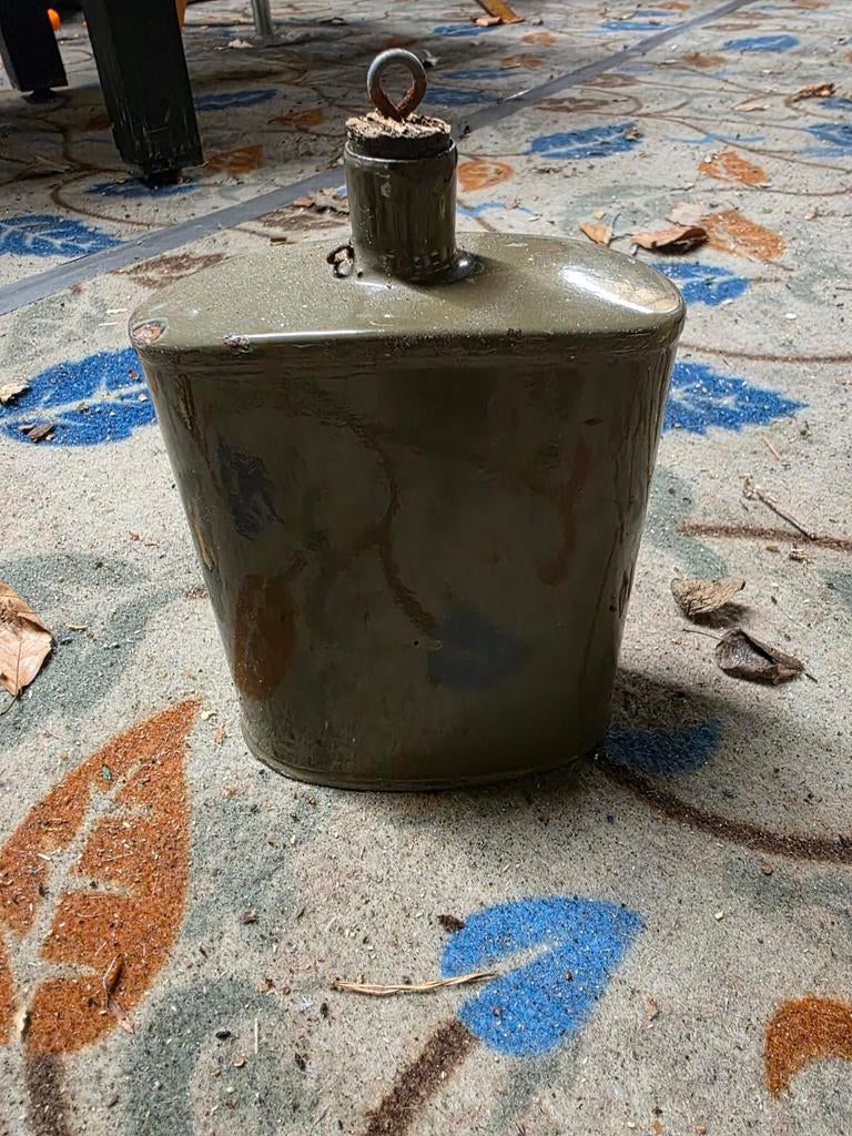 Veldfles emaille, Antiek en Kunst, Ophalen of Verzenden