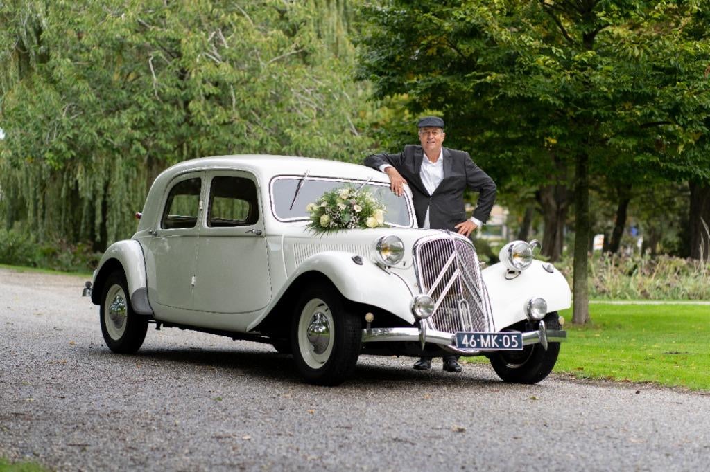 Trouwauto huren Trouwvervoer Citroën Traction DS Cabriolet, Met chauffeur, Trouwauto