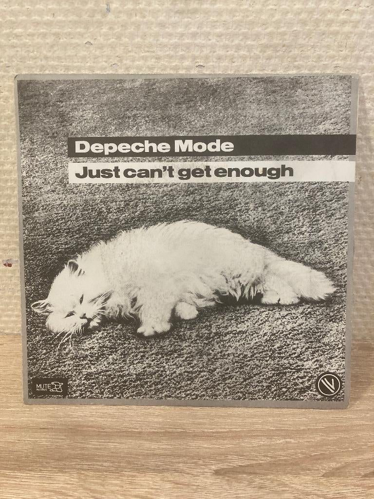 Depeche Mode - just can't get enough 7inch single France, 7 inch, Single, Ophalen of Verzenden, Zo goed als nieuw