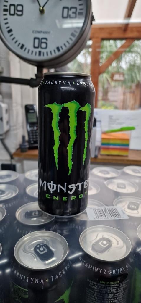 Monster Energy Origineel 24x0.5L - GEEN Statiegeld, Diversen, Ophalen of Verzenden