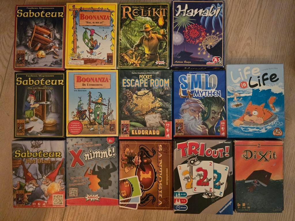 Diverse kaartspellen te koop, Hobby en Vrije tijd, Gezelschapsspellen | Bordspellen, Diverse, Ophalen of Verzenden, Zo goed als nieuw