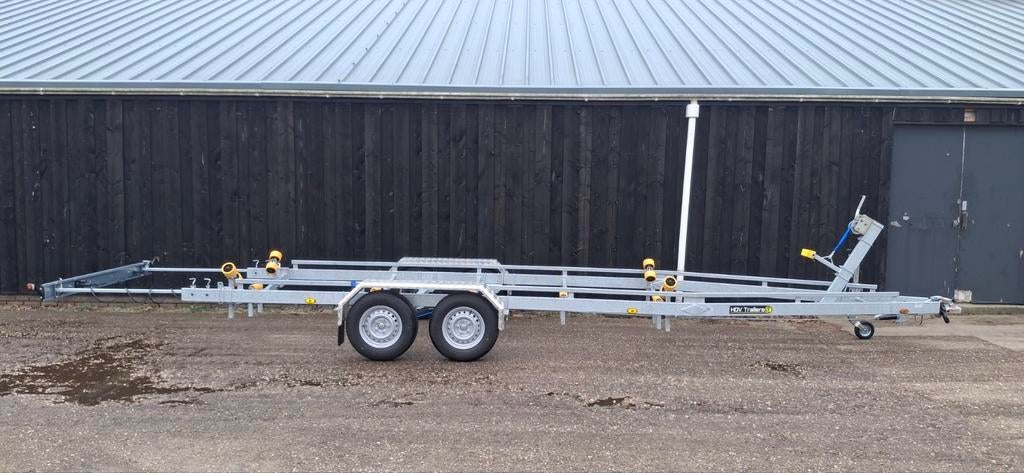 HDV MARLIN 2700 kg trailer nieuw 7.5 meter lang slechts 4000, Watersport en Boten, Boottrailers, Nieuw, Overige typen, 1500 tot 3000 kg