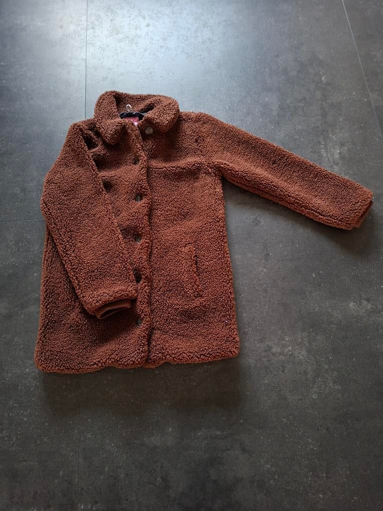 Teddy winterjas, Kinderen en Baby's, Kinderkleding | Maat 122, Ophalen of Verzenden, Zo goed als nieuw, Meisje, Jas