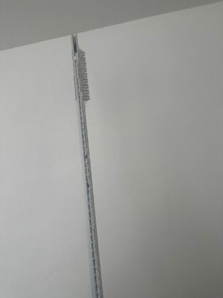 Gordijnrail karwei, Ophalen, Wit, Nieuw, 50 tot 100 cm