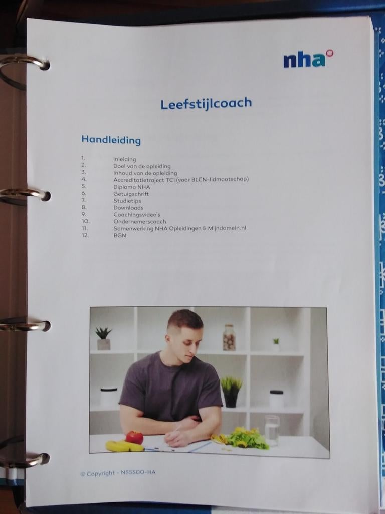Cursus leefstijlcoach NHA, Ophalen of Verzenden, Beta, Zo goed als nieuw