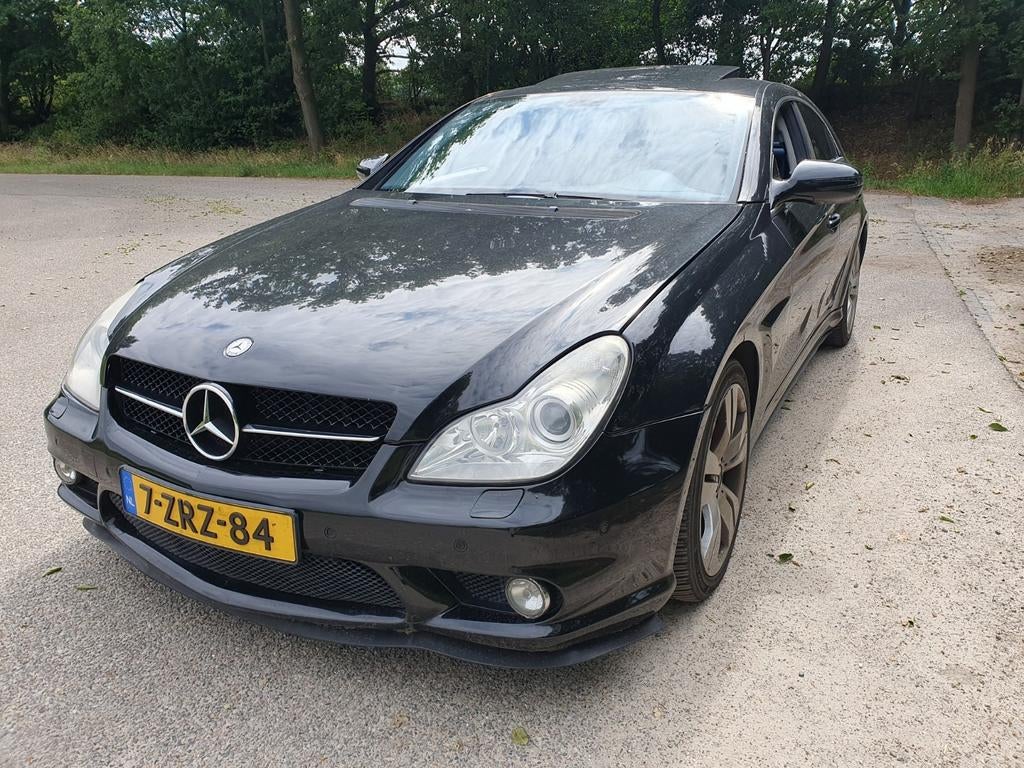 Mercedes-Benz CLS 5.5 Cls500 AMG pakket AUT 2008 Zwart, Automaat, 5461 cc, Achterwielaandrijving, 8 cilinders