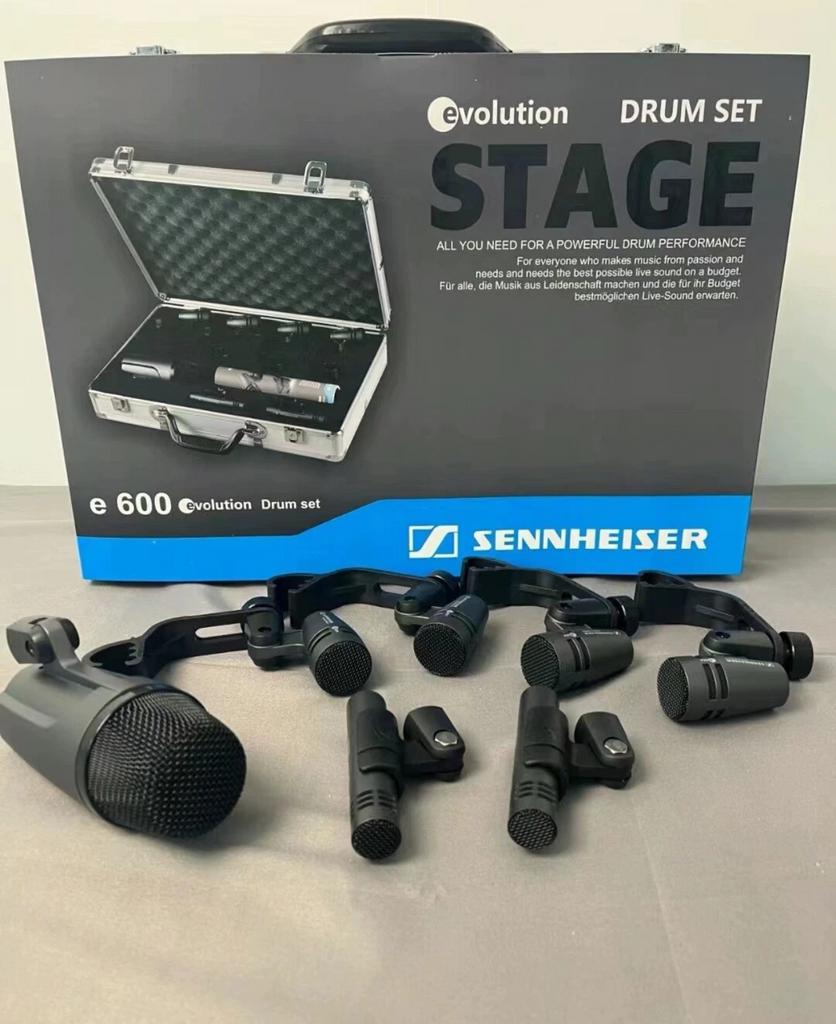 Sennheiser E 600 Drumcase Microfoonset, Ophalen of Verzenden, Zo goed als nieuw, Instrumentmicrofoon