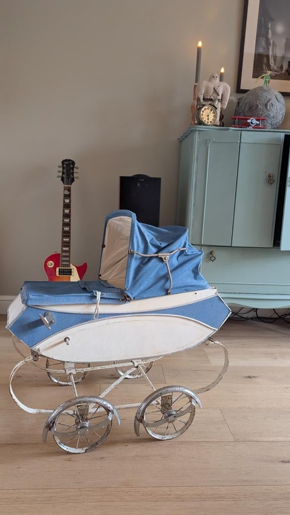 Vintage Kinderwagen Jaren 50 - Retro Charme, Kinderen en Baby's, Kinderwagens en Combinaties, Ophalen of Verzenden
