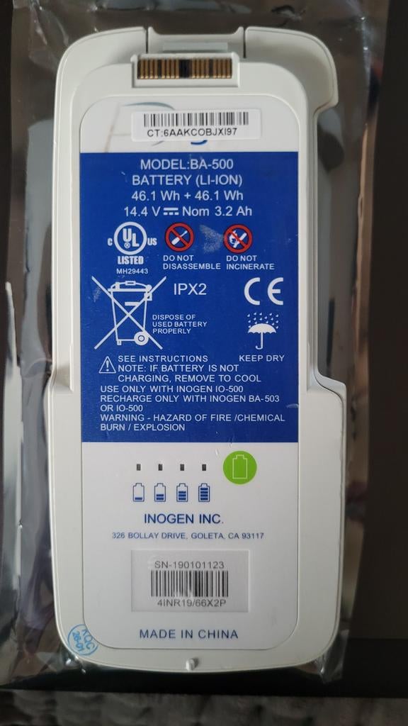 Inogen accu One G5/Rove 6 - model BA-500 BA500 - Nieuw, Ophalen of Verzenden, Nieuw