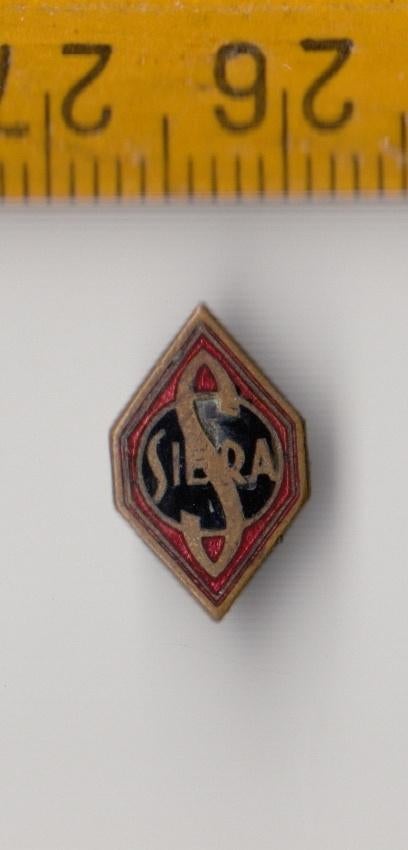 Siera Philips logo Radio embleem schildje B, Ophalen of Verzenden