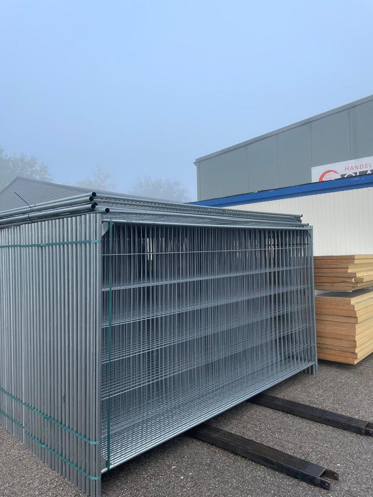 Bouwhekken nieuw 345 x 200 cm met hoekversteviging. €35,- ex, Ophalen, Nieuw