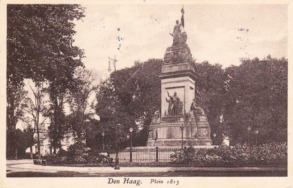 05835 Den Haag - Plein 1813 - gel. 1929, Verzenden, 1920 tot 1940, Gelopen, Zuid-Holland