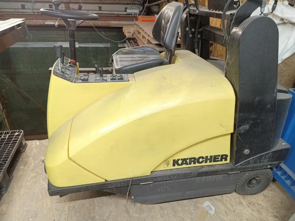 Kärcher 1250 veeg/zuigmachine - Benzine/Gas, Ophalen