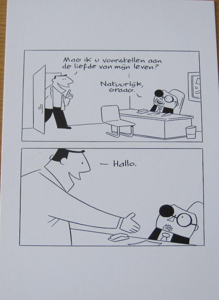 strip van Sigmund op ansichtkaart - nieuw, Verzenden, 1980 tot heden, Ongelopen, Overige thema's