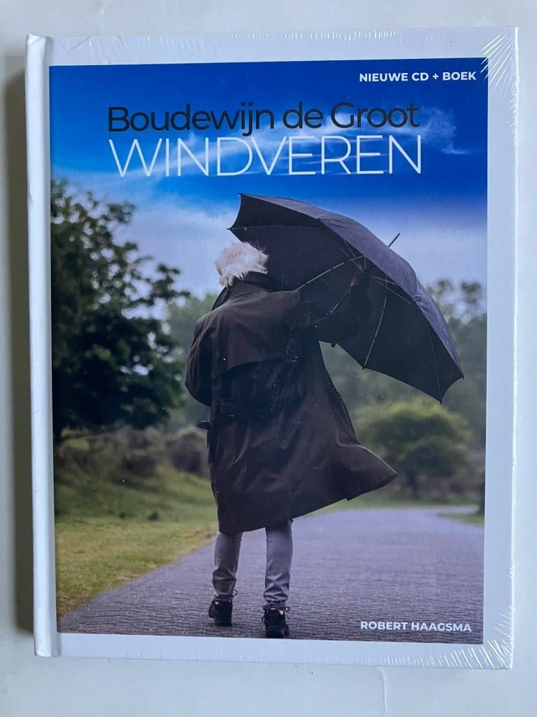 WINDVEREN. BOUDEWIJN DE GROOT. INCLUSIEF CD., Boeken, Ophalen of Verzenden, Nieuw