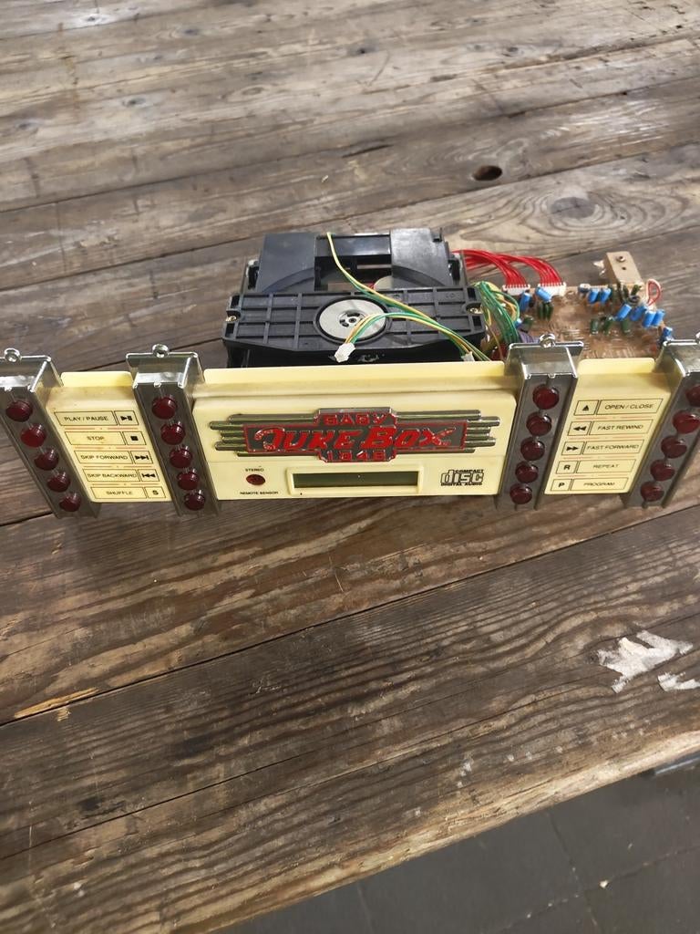 Vintage Baby Jukebox 1245 CD Speler, Ophalen of Verzenden, Gebruikt, Overige merken, Met radio