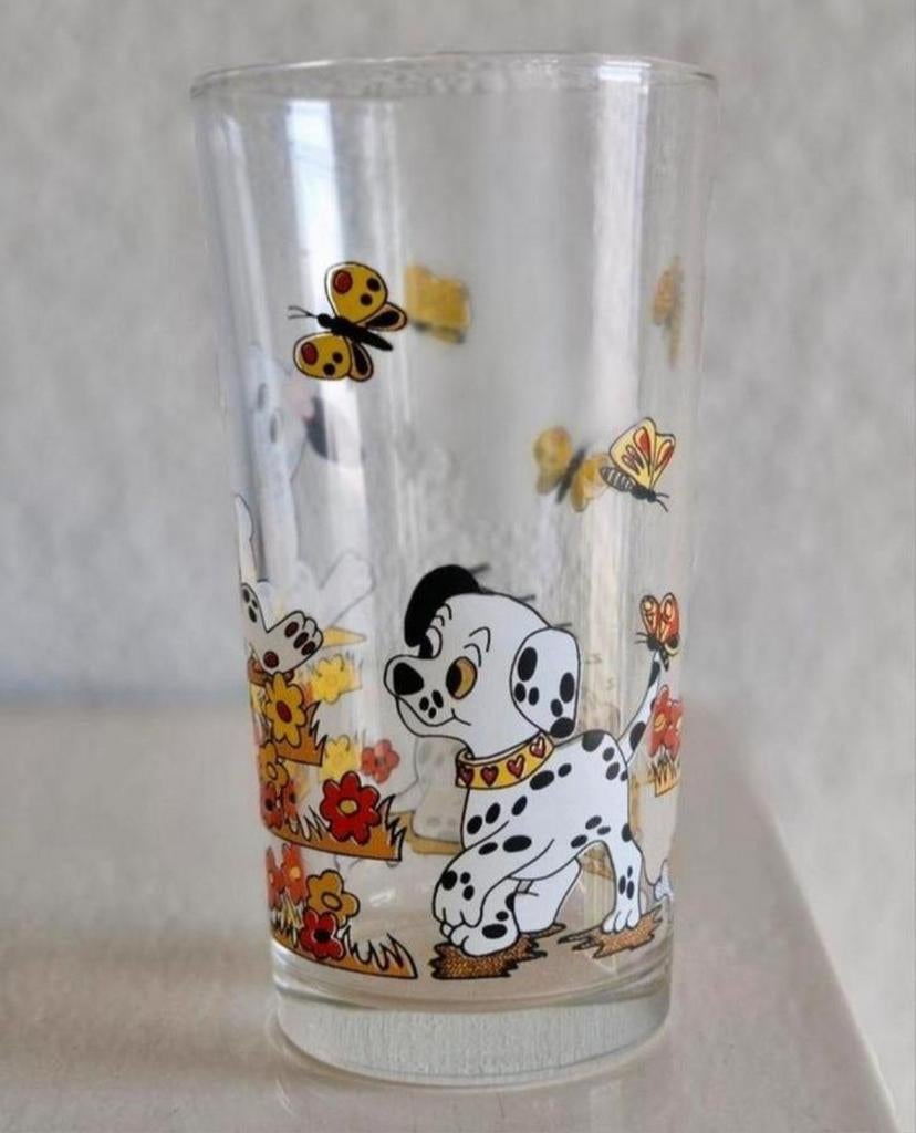 Cerve Glas met Dalmatier Honden, Ophalen of Verzenden, Zo goed als nieuw, Bierglas