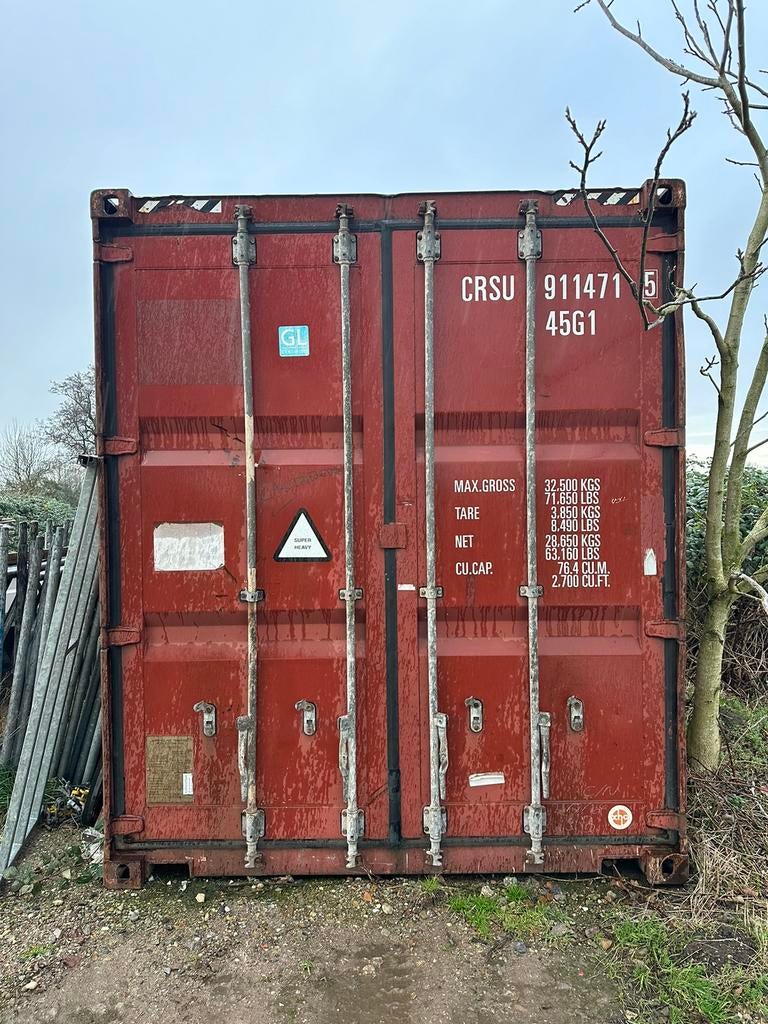 2x Nette 40FT High Cube Containers Omgeving Apeldoorn, Ophalen of Verzenden