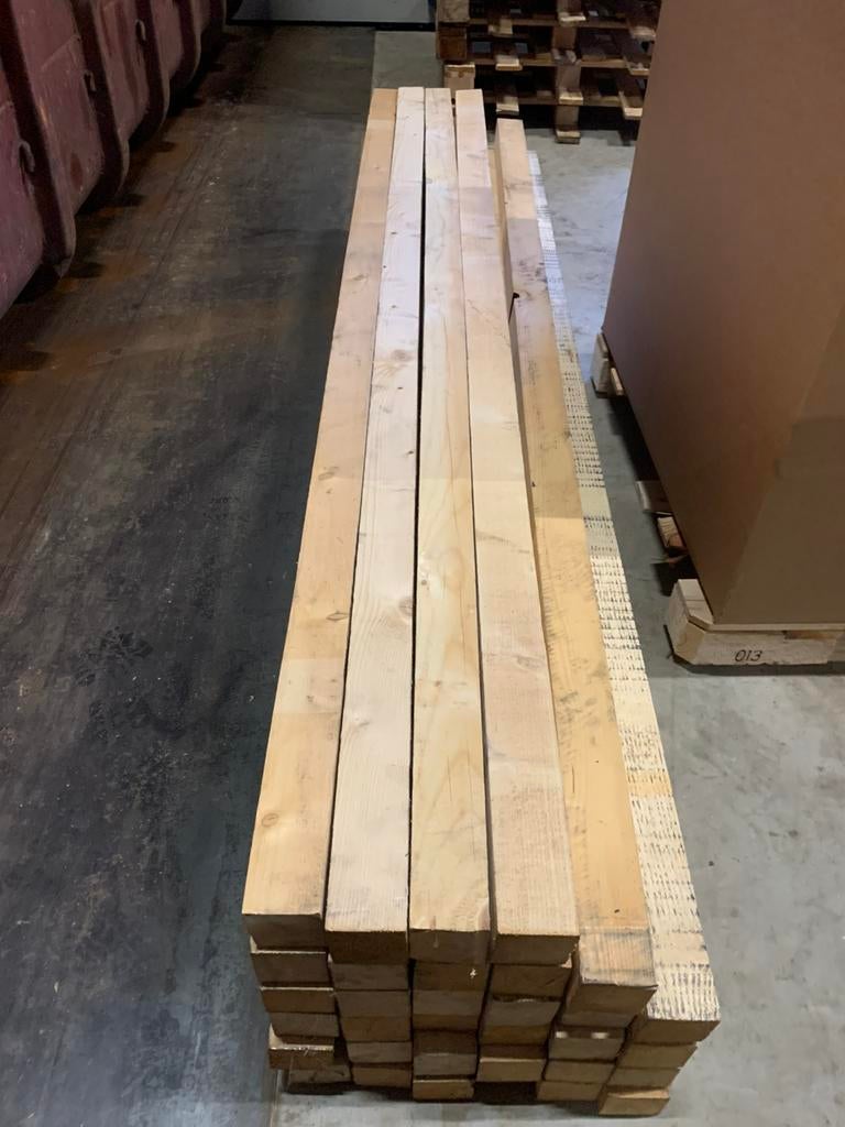Per balk. Vuren houten balken 240cm, Ophalen, Gebruikt, 180 tot 250 cm, Balken