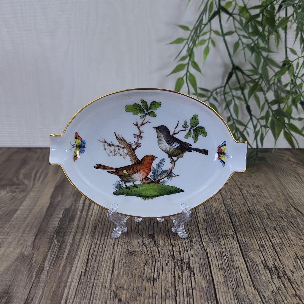 Herend Rothschild Bird Asbak #7783, Antiek en Kunst, Ophalen of Verzenden