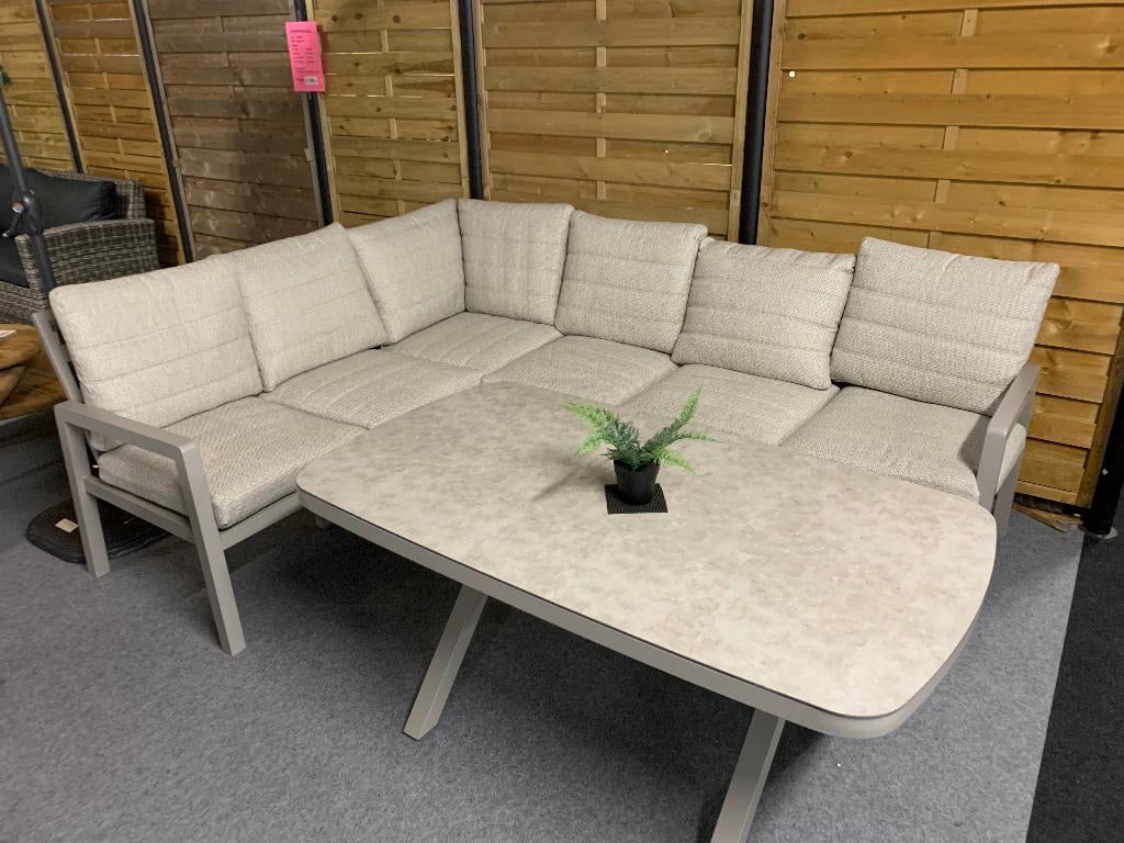 Lounge set Jayson, Tuin en Terras, Tuinsets en Loungesets, Nieuw, Loungeset, Aluminium, 6 zitplaatsen, Bank, Ophalen