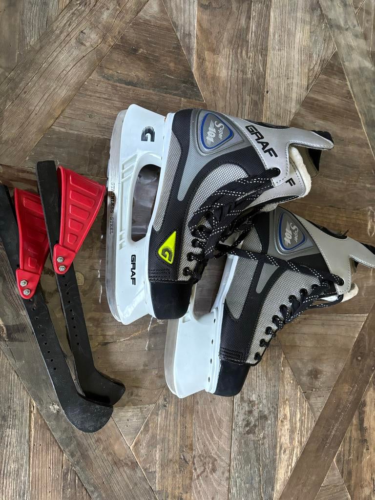 Graf IJshockeyschaatsen - Maat 43, Sport en Fitness, Schaatsen, Zo goed als nieuw, IJshockeyschaatsen, Ophalen, Overige merken