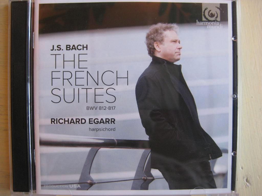 Bach: compl. French suites: Egarr clavecimbel, 2 cd's, Ophalen of Verzenden, Barok, Zo goed als nieuw, Kamermuziek
