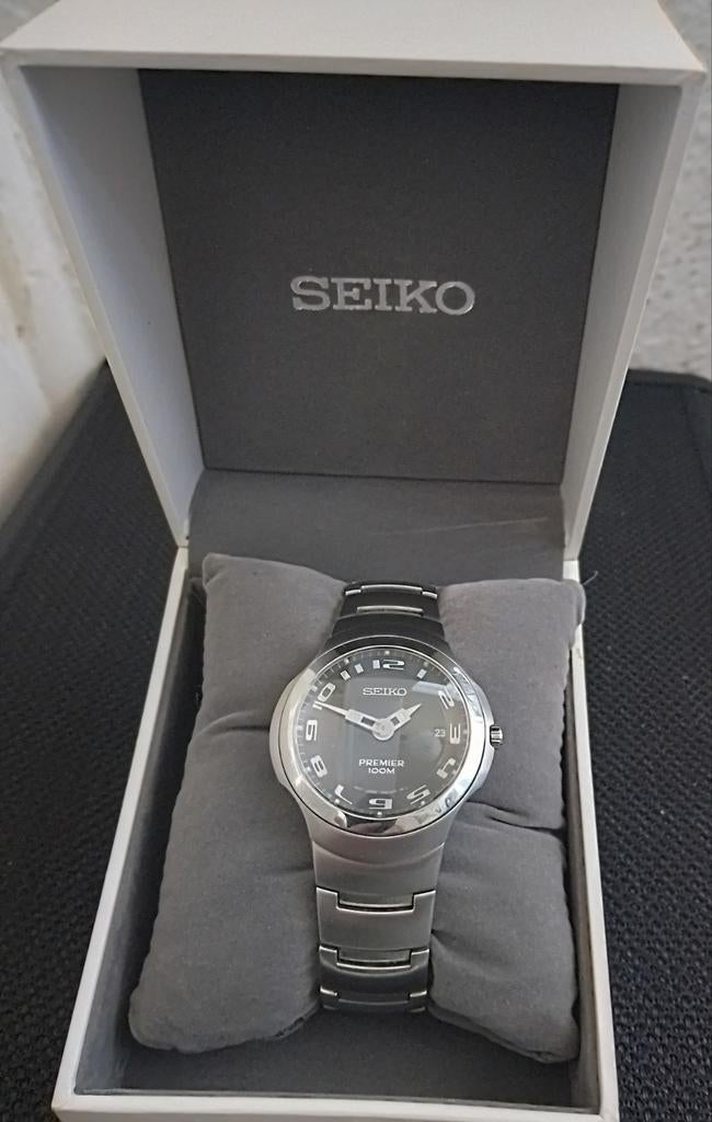 Seiko Premier horloge met de originele box oph Amsterdam, Ophalen of Verzenden