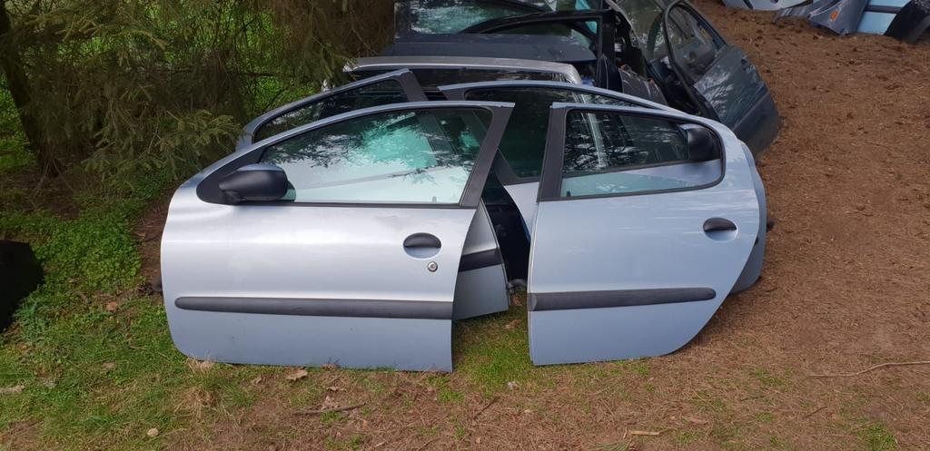 PEUGEOT 206 PORTIEREN LV+LA BJ 98 TOT 2006, Ophalen of Verzenden, Gebruikt, Deur
