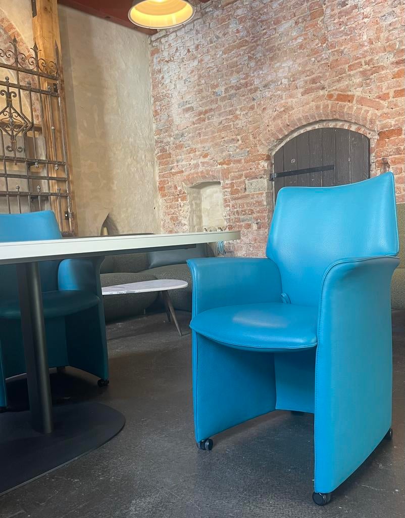 Leolux Tamarinde eetkamerfauteuil showmodel, Huis en Inrichting, Stoelen, Ophalen, Nieuw, Overige kleuren, Leer