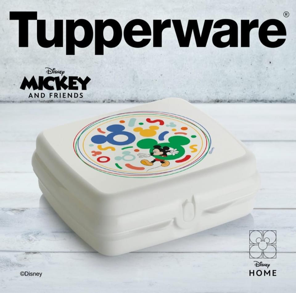 Tupperware Eco + Mickey Mouse lunchbox / Broodtrommel, Huis en Inrichting, Keuken | Tupperware, Ophalen of Verzenden, Nieuw, Bus of Trommel