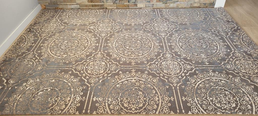 Vloerkleed crown Mushroom 200x300 wol grijs taupe nieuw!, Ophalen, Klassiek comfortabel kwaliteit gezellig warm groot, 200 cm of meer