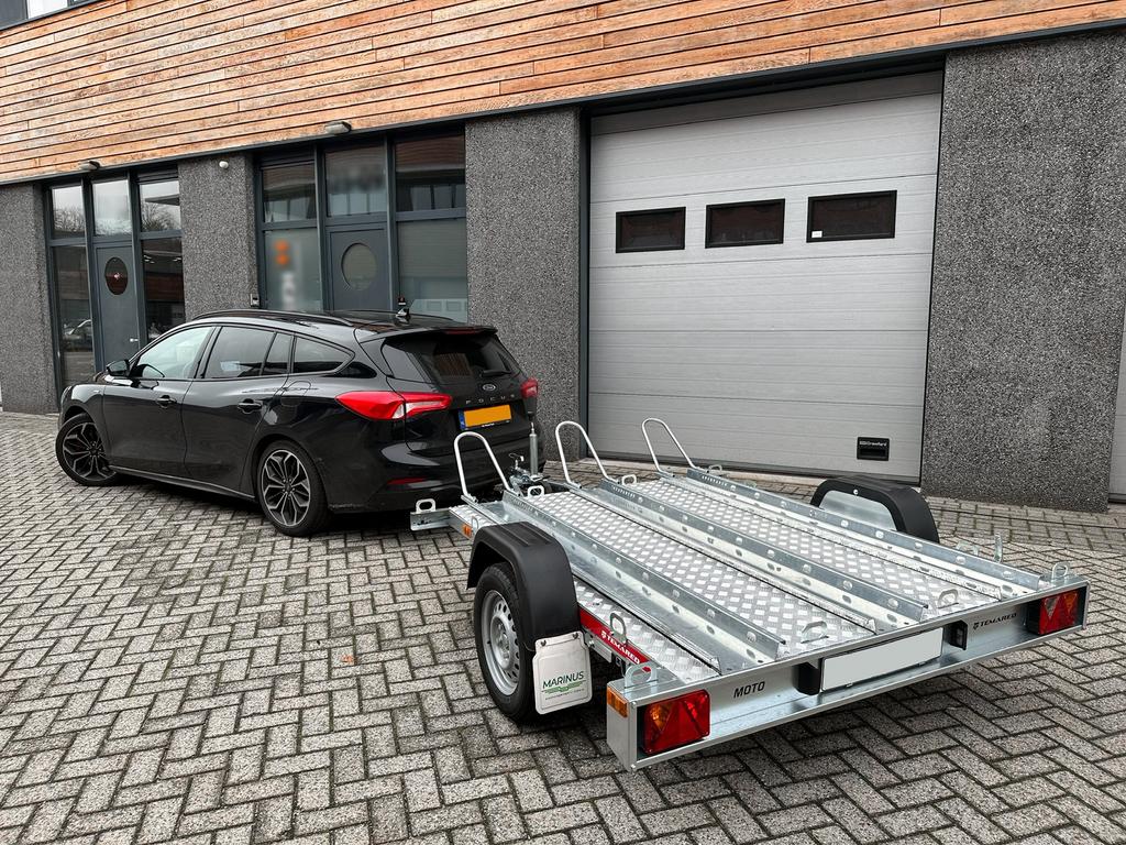 Transport van Motor of Scooter (motortrailer / te huur), Ophalen, Nieuw