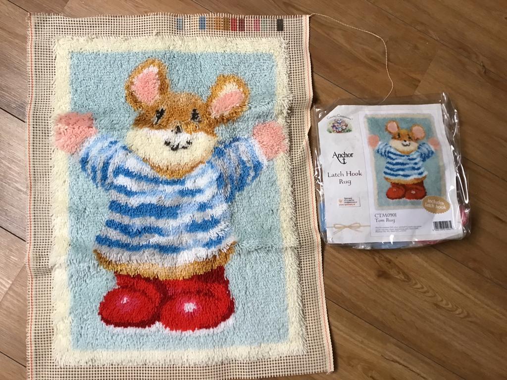 Geknoopt kleed met patroon, Ophalen of Verzenden, Zo goed als nieuw
