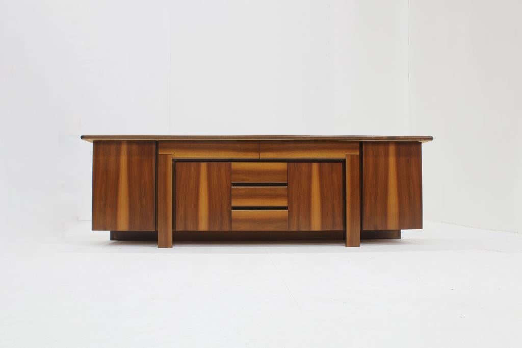 Vintage Italiaans dressoir jaren 60, Ophalen, Gebruikt, Met deur(en), Vintage